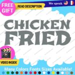 Chicken Fried Decals Stickers Vinyl Animal Chinese Cook Food - Image 4