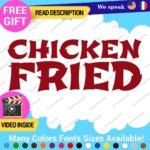 Chicken Fried Decals Stickers Vinyl Animal Chinese Cook Food - Image 5