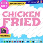 Chicken Fried Decals Stickers Vinyl Animal Chinese Cook Food - Image 7