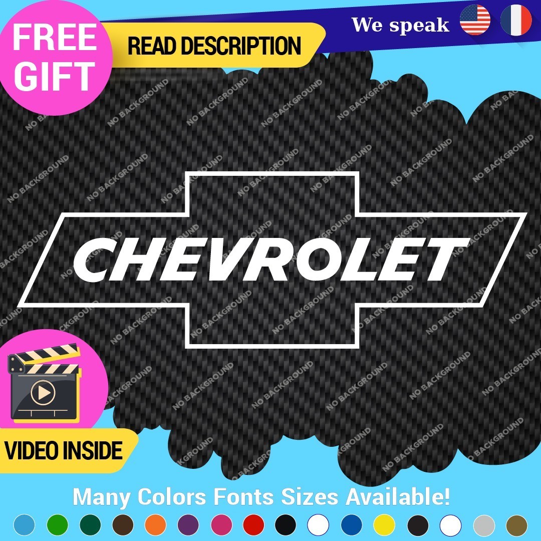 Fits 1964 Chevrolet Decal Stickers Vinyl Chevy Silverado Old Bowtie SS Tailgate 297472134676 Fits 1964 Chevrolet Decal Stickers Vinyl Chevy Silverado Old Bowtie SS Tailgate - Image 1