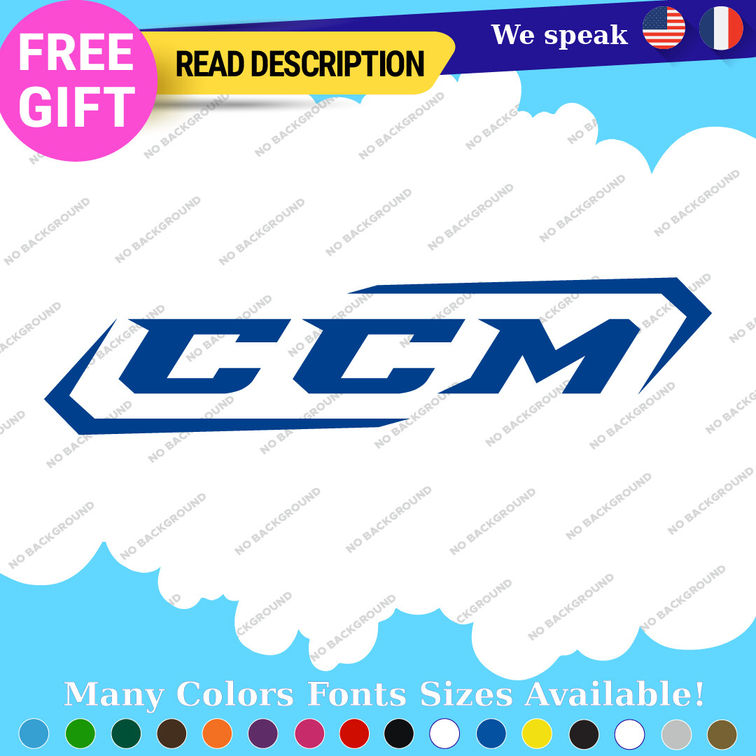 Fits CCM Hockey Classic Decals Stickers Vinyl Vintage Helmet Ice Skate Game Logo 297353865076 Fits CCM Hockey Classic Decals Stickers Vinyl Vintage Helmet Ice Skate Game Logo - Image 1