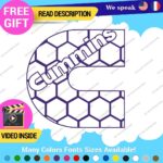 Fits Cummins Diesel D Decals Stickers Vinyl Engine Trucks Generator Turbo  Power - Image 11