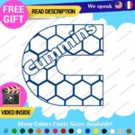 Fits Cummins Diesel D Decals Stickers Vinyl Engine Trucks Generator Turbo  Power - Image 13