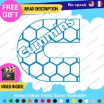 Fits Cummins Diesel D Decals Stickers Vinyl Engine Trucks Generator Turbo  Power - Image 14