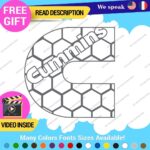 Fits Cummins Diesel D Decals Stickers Vinyl Engine Trucks Generator Turbo  Power - Image 22