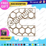 Fits Cummins Diesel D Decals Stickers Vinyl Engine Trucks Generator Turbo  Power - Image 24