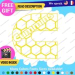 Fits Cummins Diesel D Decals Stickers Vinyl Engine Trucks Generator Turbo  Power - Image 5