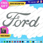 Fits Ford Script Decal Sticker Vinyl Vintage Mustang Old Oval Emblem Truck Buil - Image 11