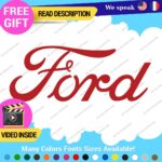 Fits Ford Script Decal Sticker Vinyl Vintage Mustang Old Oval Emblem Truck Buil - Image 5