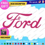 Fits Ford Script Decal Sticker Vinyl Vintage Mustang Old Oval Emblem Truck Buil - Image 7