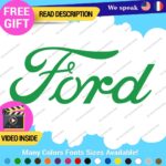 Fits Ford Script Decal Sticker Vinyl Vintage Mustang Old Oval Emblem Truck Buil - Image 10