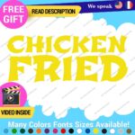 Chicken Fried Decals Stickers Vinyl Animal Chinese Cook Food - Image 14