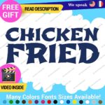 Chicken Fried Decals Stickers Vinyl Animal Chinese Cook Food - Image 17