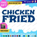 Chicken Fried Decals Stickers Vinyl Animal Chinese Cook Food - Image 18