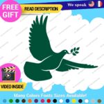 Dove Jesus Faith Decal Sticker Vinyl God  Bless Bible Peace Lord Christian Love - Image 27