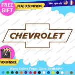 Fits 1964 Chevrolet Decal Stickers Vinyl Chevy Silverado Old Bowtie SS Tailgate - Image 27