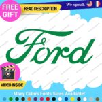 Fits Ford Script Decal Sticker Vinyl Vintage Mustang Old Oval Emblem Truck Buil - Image 21