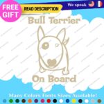 Fit Bull Terrier Board Sticker Decal Vinyl Baby Dog Mom Car Doggy K9 Paw Pet Fur - Image 20