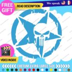 Fits Large Army Star Punisher Sticker Vinyl Decal US Military Truck Door Hood - Image 25