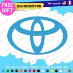 Fits Toyota Logo Decals Stickers Vinyl GT 86 FRS BRZ JDM Drift Tuning Door Japan - Image 13