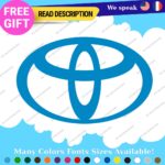 Fits Toyota Logo Decals Stickers Vinyl GT 86 FRS BRZ JDM Drift Tuning Door Japan