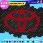 Fits Toyota Logo Decals Stickers Vinyl GT 86 FRS BRZ JDM Drift Tuning Door Japan - Image 19