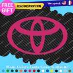 Fits Toyota Logo Decals Stickers Vinyl GT 86 FRS BRZ JDM Drift Tuning Door Japan - Image 22