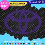 Fits Toyota Logo Decals Stickers Vinyl GT 86 FRS BRZ JDM Drift Tuning Door Japan - Image 24