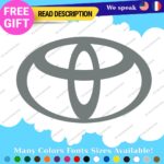 Fits Toyota Logo Decals Stickers Vinyl GT 86 FRS BRZ JDM Drift Tuning Door Japan - Image 7