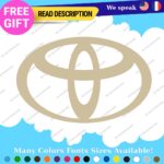 Fits Toyota Logo Decals Stickers Vinyl GT 86 FRS BRZ JDM Drift Tuning Door Japan - Image 9