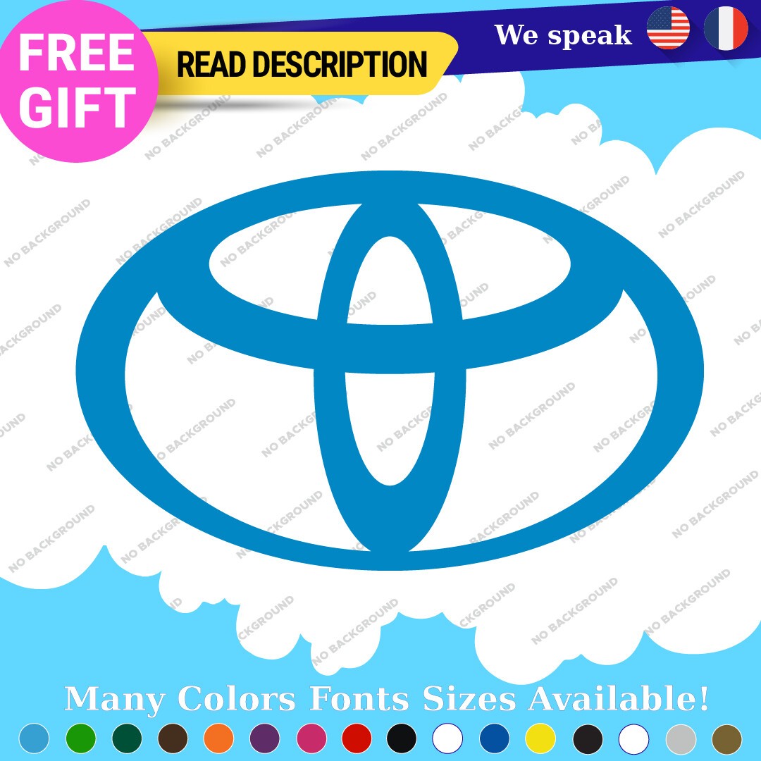 Fits Toyota Logo Decals Stickers Vinyl GT 86 FRS BRZ JDM Drift Tuning Door Japan 297353858386 Fits Toyota Logo Decals Stickers Vinyl GT 86 FRS BRZ JDM Drift Tuning Door Japan - Image 1