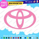 Fits Toyota Logo Decals Stickers Vinyl GT 86 FRS BRZ JDM Drift Tuning Door Japan - Image 37