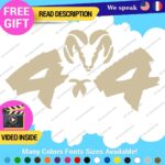 Fits 4X4 Off Road Ram All Wheel Drive Decals Stickers Vinyl Truck Bedside 4 X 4 - Image 20