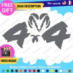 Fits 4X4 Off Road Ram All Wheel Drive Decals Stickers Vinyl Truck Bedside 4 X 4 - Image 21