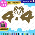 Fits 4X4 Off Road Ram All Wheel Drive Decals Stickers Vinyl Truck Bedside 4 X 4 - Image 22