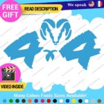 Fits 4X4 Off Road Ram All Wheel Drive Decals Stickers Vinyl Truck Bedside 4 X 4 - Image 24