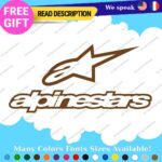 Fits Alpinestars Decals Stickers Vinyl Motocross Moto Alpine Stars Helmet MotoGP - Image 13