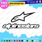 Fits Alpinestars Decals Stickers Vinyl Motocross Moto Alpine Stars Helmet MotoGP - Image 17