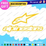 Fits Alpinestars Decals Stickers Vinyl Motocross Moto Alpine Stars Helmet MotoGP - Image 18