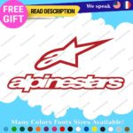 Fits Alpinestars Decals Stickers Vinyl Motocross Moto Alpine Stars Helmet MotoGP - Image 20