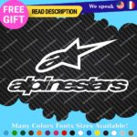 Fits Alpinestars Decals Stickers Vinyl Motocross Moto Alpine Stars Helmet MotoGP - Image 3