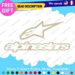 Fits Alpinestars Decals Stickers Vinyl Motocross Moto Alpine Stars Helmet MotoGP - Image 10