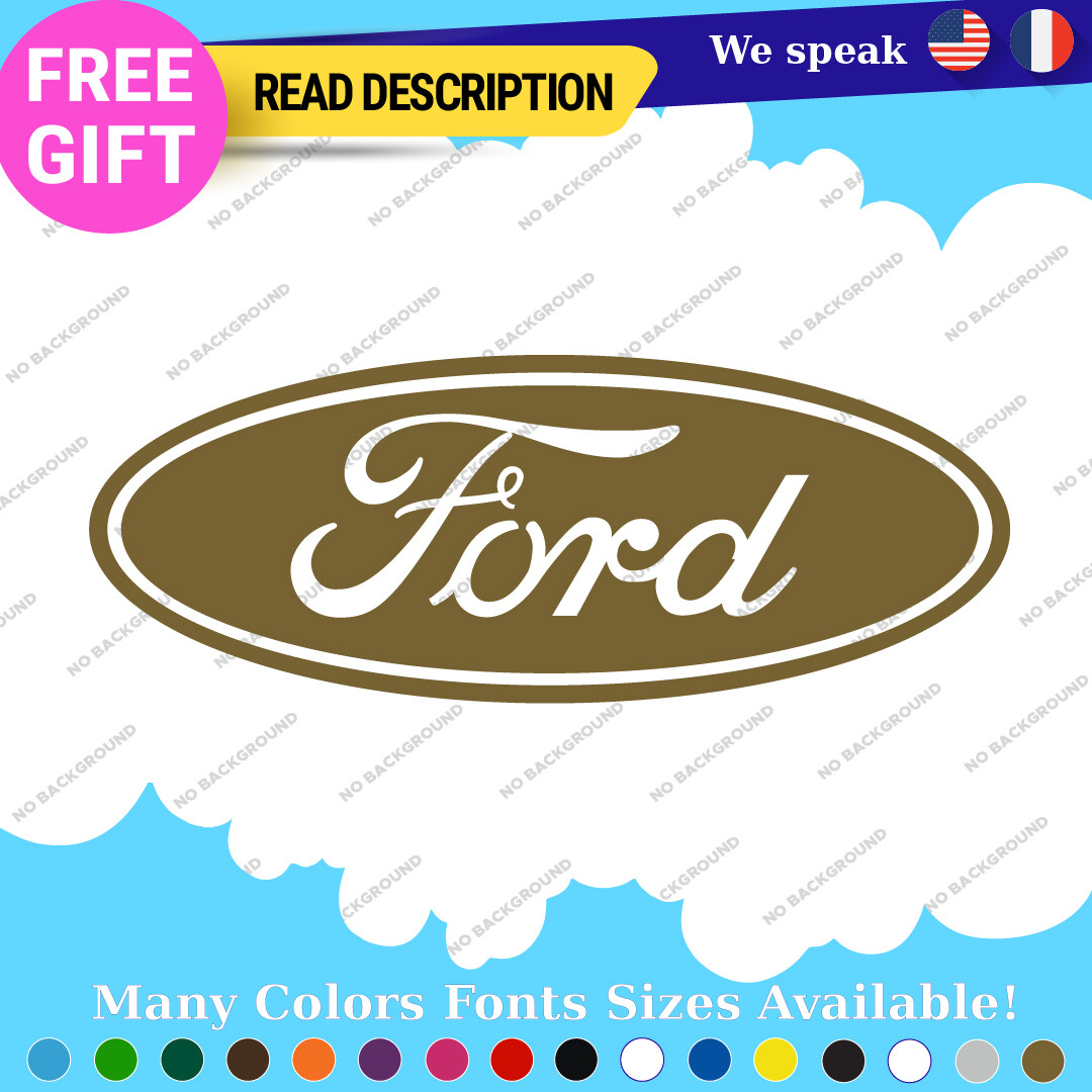 Fits Ford Oval Decals Sticker Vinyl Vntage Mustang Car Emblem Truck Build Escort - Image 14