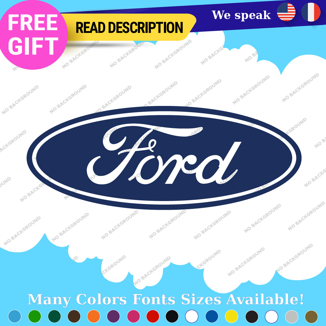 Fits Ford Oval Decals Sticker Vinyl Vntage Mustang Car Emblem Truck Build Escort - Image 5