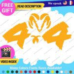 Fits 4X4 Off Road Ram All Wheel Drive Decals Stickers Vinyl Truck Bedside 4 X 4 - Image 26