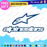 Fits Alpinestars Decals Stickers Vinyl Motocross Moto Alpine Stars Helmet MotoGP - Image 26