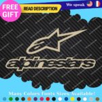 Fits Alpinestars Decals Stickers Vinyl Motocross Moto Alpine Stars Helmet MotoGP - Image 28