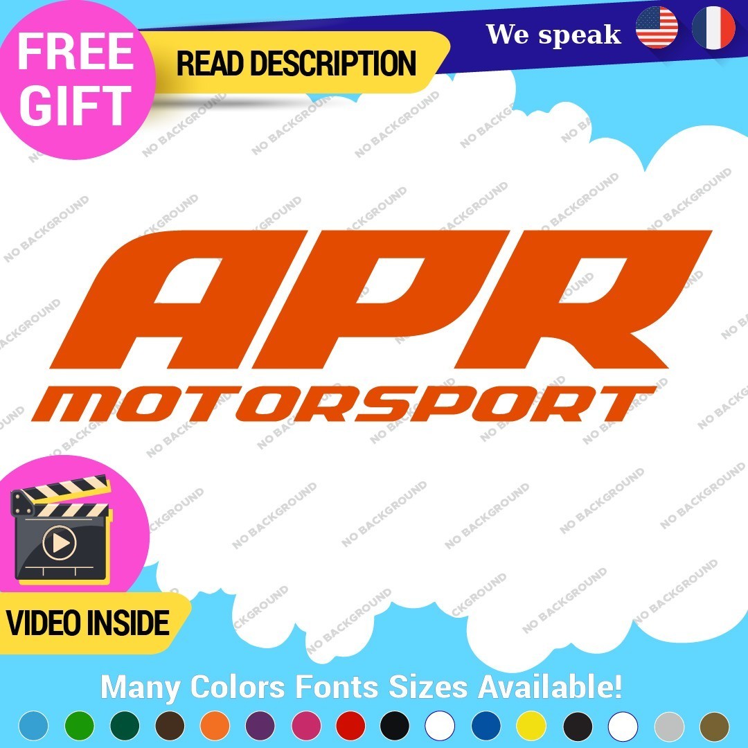 Fits APR Performance Decals Stickers Vinyl Stage III Tuning JDM Motorsport ABS - Image 20