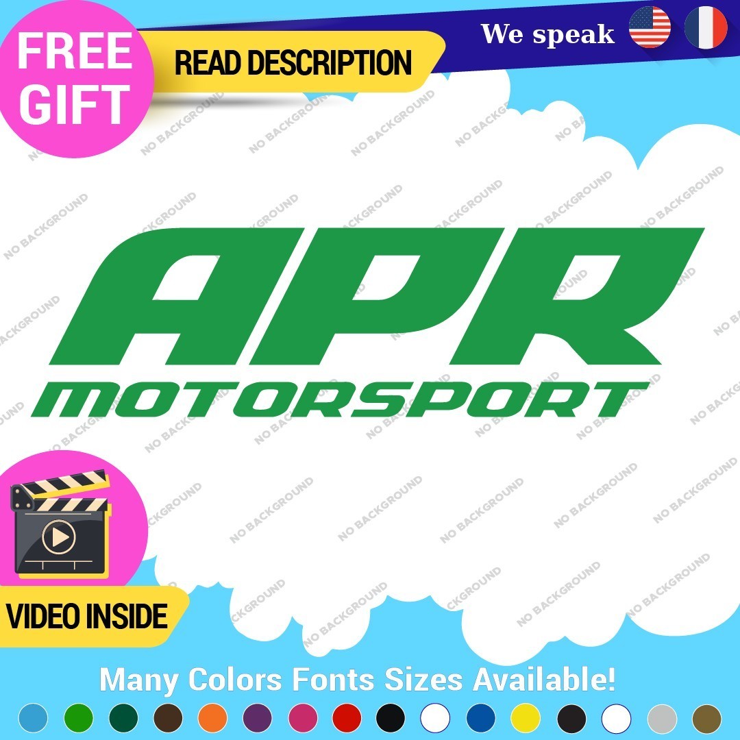 Fits APR Performance Decals Stickers Vinyl Stage III Tuning JDM Motorsport ABS - Image 4