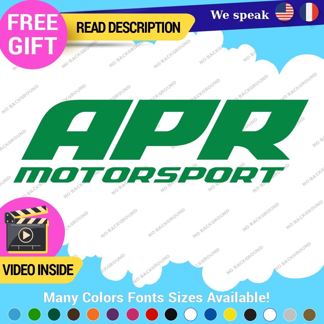 Fits APR Performance Decals Stickers Vinyl Stage III Tuning JDM Motorsport ABS - Image 5